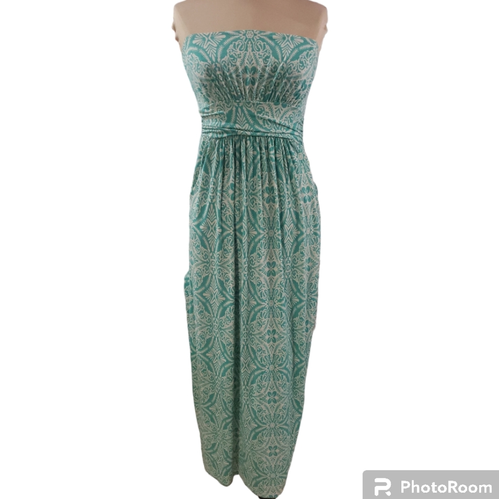 Printed Tube long dress